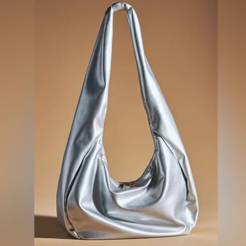 Anthropologie Silver Bag